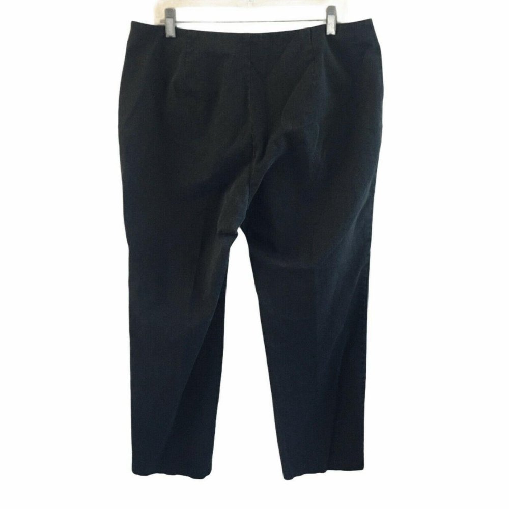 Dockers Dress Pants Womens Size 16 Gray Stretch Straight Leg Mid Rise Flat Front